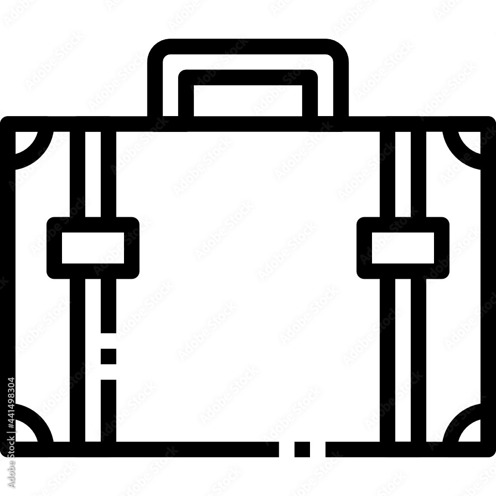 luggage line icon luggage line icon