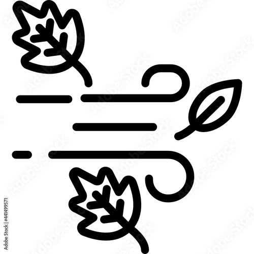 wind line icon