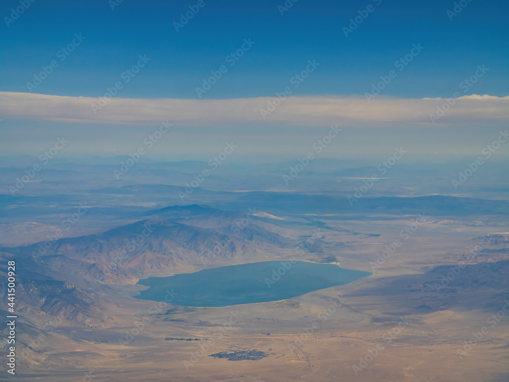 Aerial view of the Walker Lake