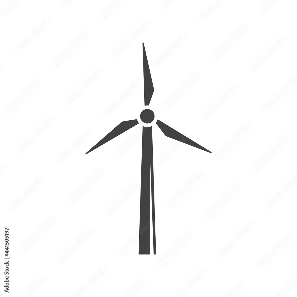 Windmill icon design template vector isolated Windmill icon design template vector isolated