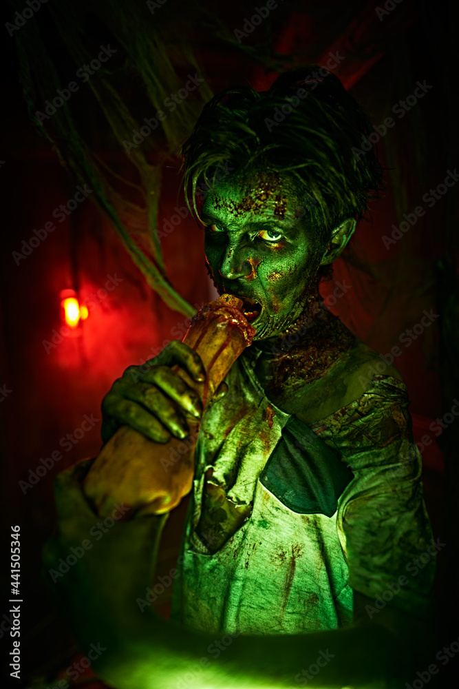 hungry zombie boy