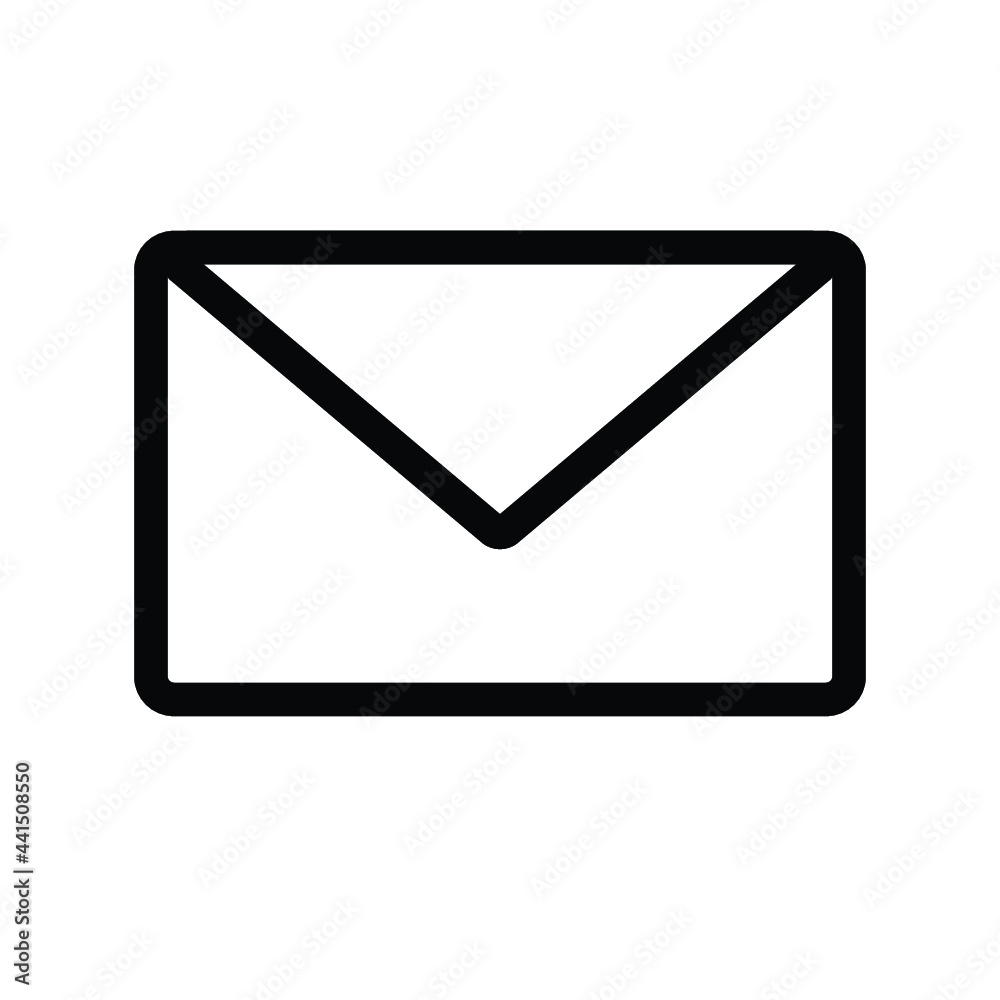 Vector Email icon black and white Vector Email icon black and white