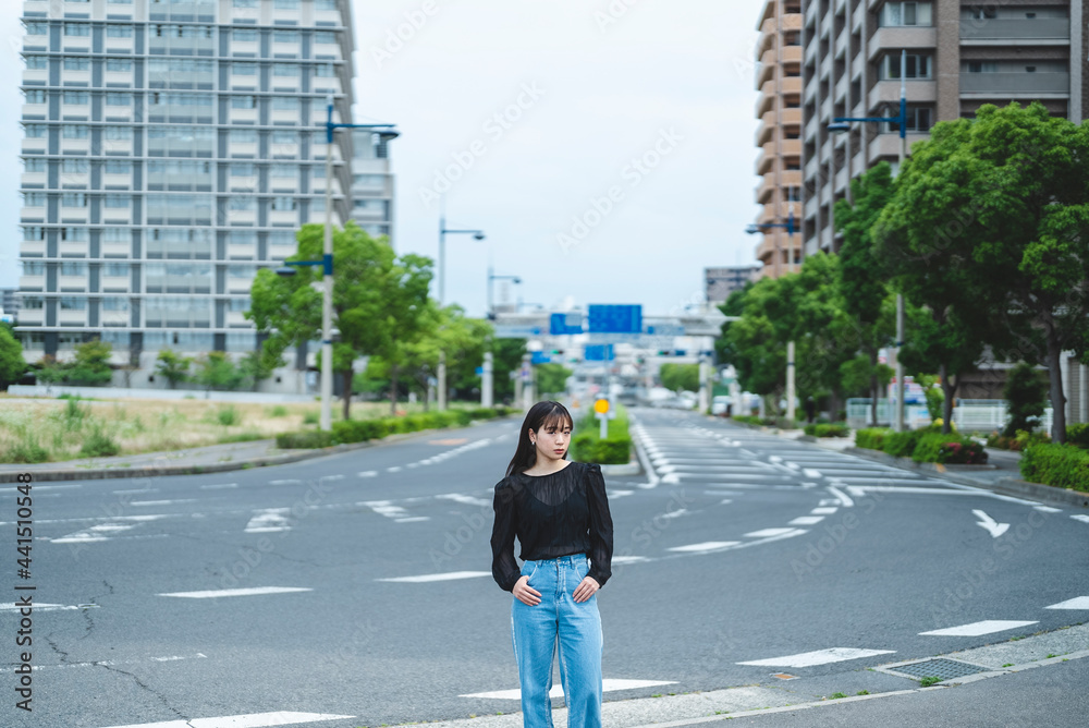 custom made wallpaper toronto digital屋外の女性