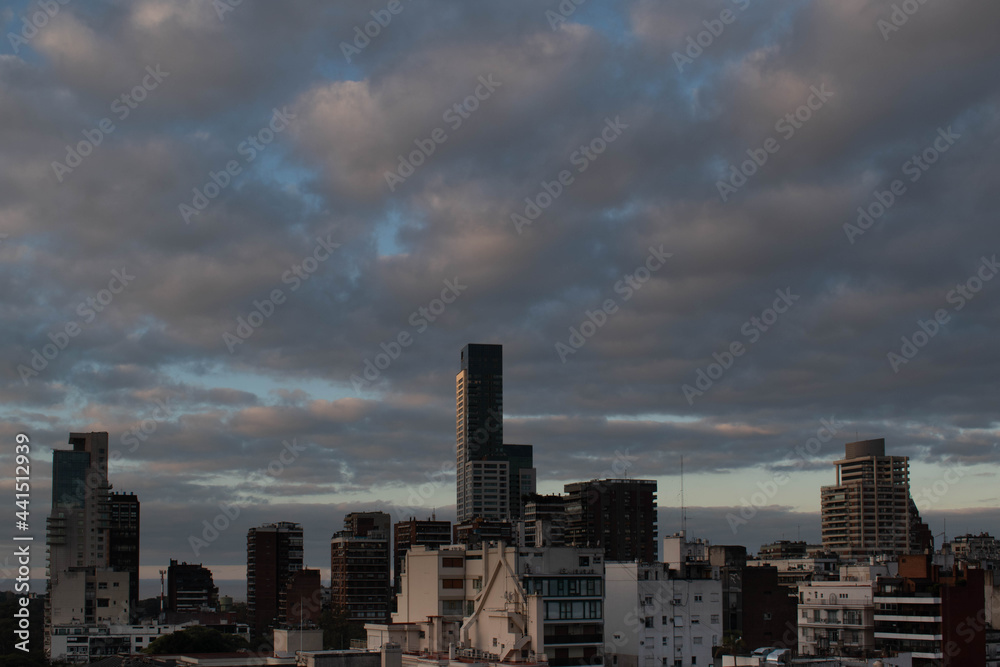 Fototapeta premium Skyscrapers at the city