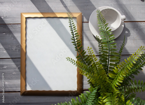 frame and flowers