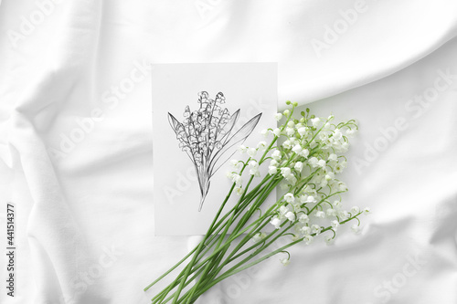 Beautiful lily-of-the-valle...