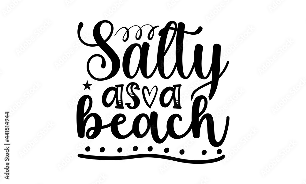 Salty as a beach svg, Beach Bundle, Beach SVG, Beach vector, Beach Tee ...