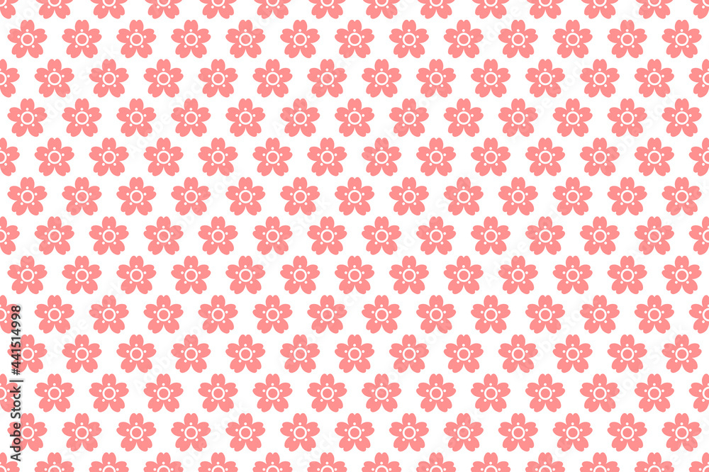sakura pattern on white background sakura pattern on white background