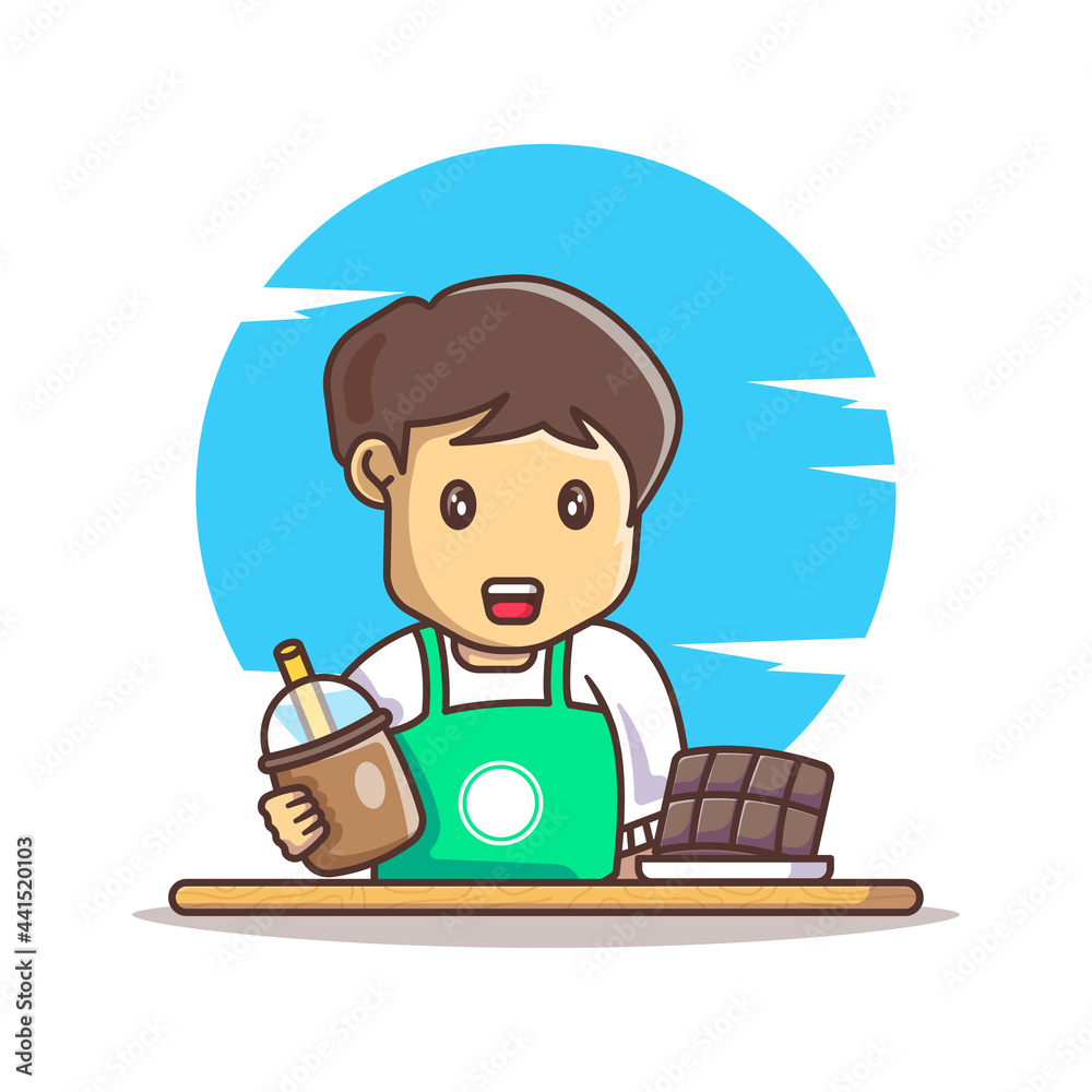 WebCute Boy holding Chocolate Drink with Chocolate Cartoon Vector Illustrations. World Chocolate Day Icon Concept Isolated Premium Vector WebCute Boy holding Chocolate Drink with Chocolate Cartoon Vector Illustrations. World Chocolate Day Icon Concept Isolated Premium Vector
