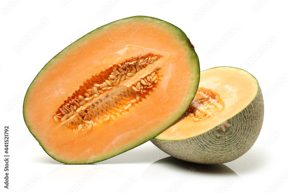 melon isolated on white background 