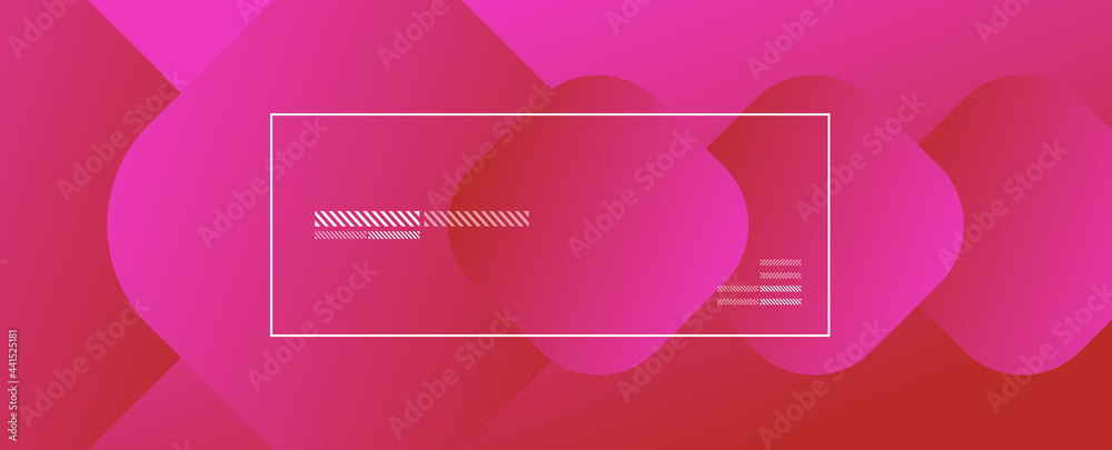 Square shapes composition geometric abstract background. 3D shadow effects and fluid gradients. Modern overlapping forms