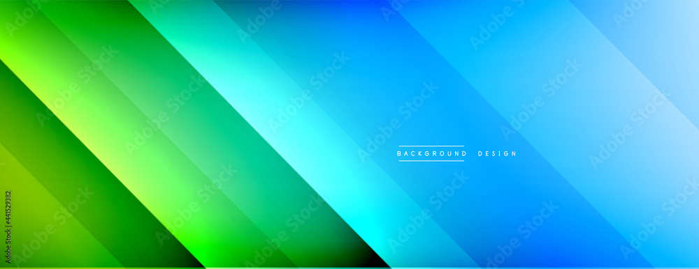 Dynamic lines abstract background. 3D shadow effects and fluid gradients. Modern overlapping forms