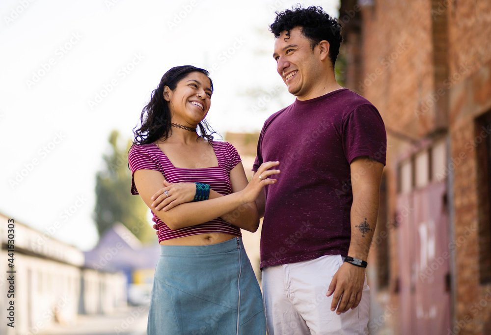 Naklejka premium funny couple.