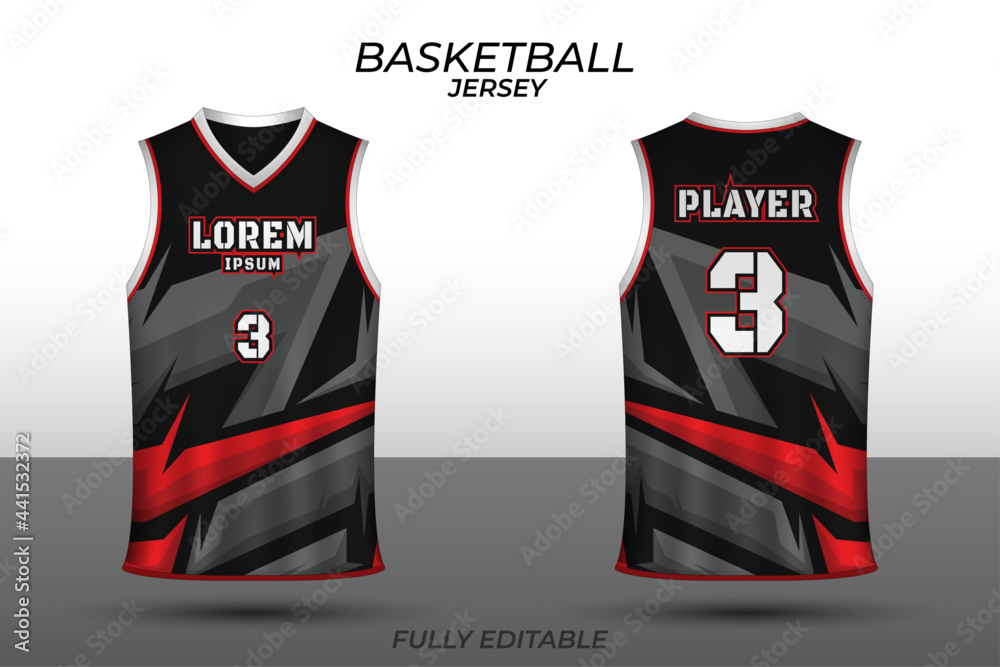 nba jersey design back and front