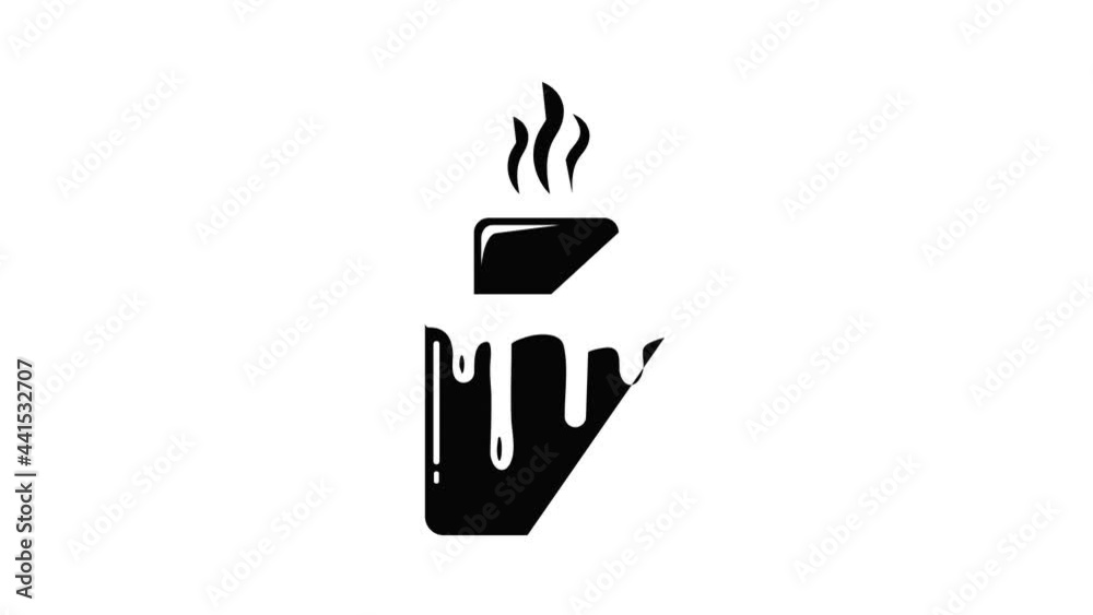 Empanadas icon animation simple best object on white Empanadas icon animation simple best object on white