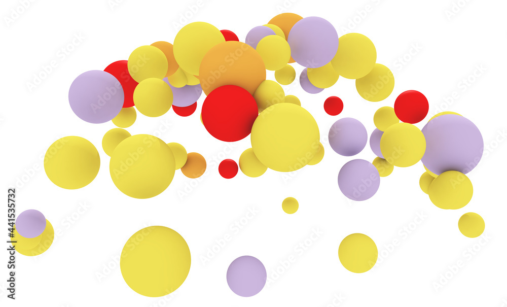Fototapeta premium Bunte Luftballons, Freisteller