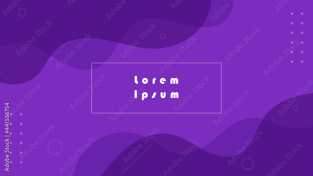 Minimal Abstract Purple Wave Shape Background. Can Be Used For Banner, Landing Page Or Presentation.