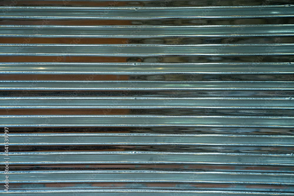 Obraz premium Metal sheet wall for background