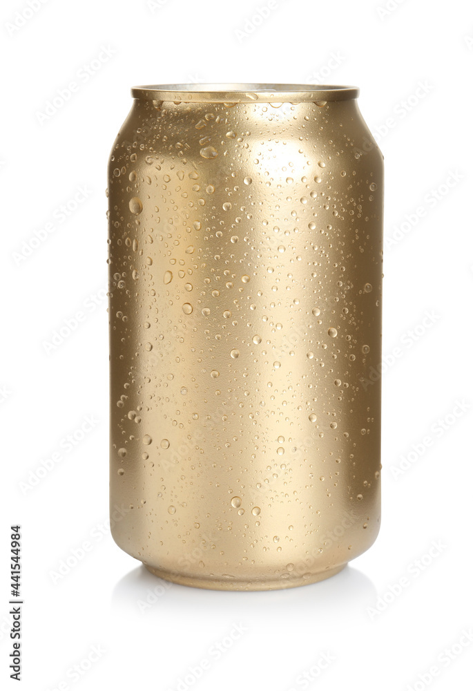 Aluminium can of beverage isolated on white Aluminium can of beverage isolated on white