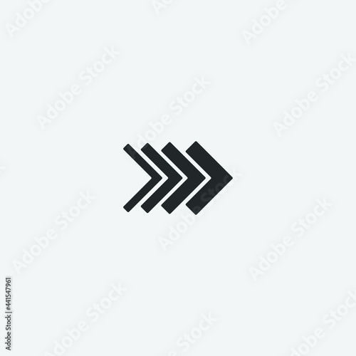Arrow vector icon for web and design