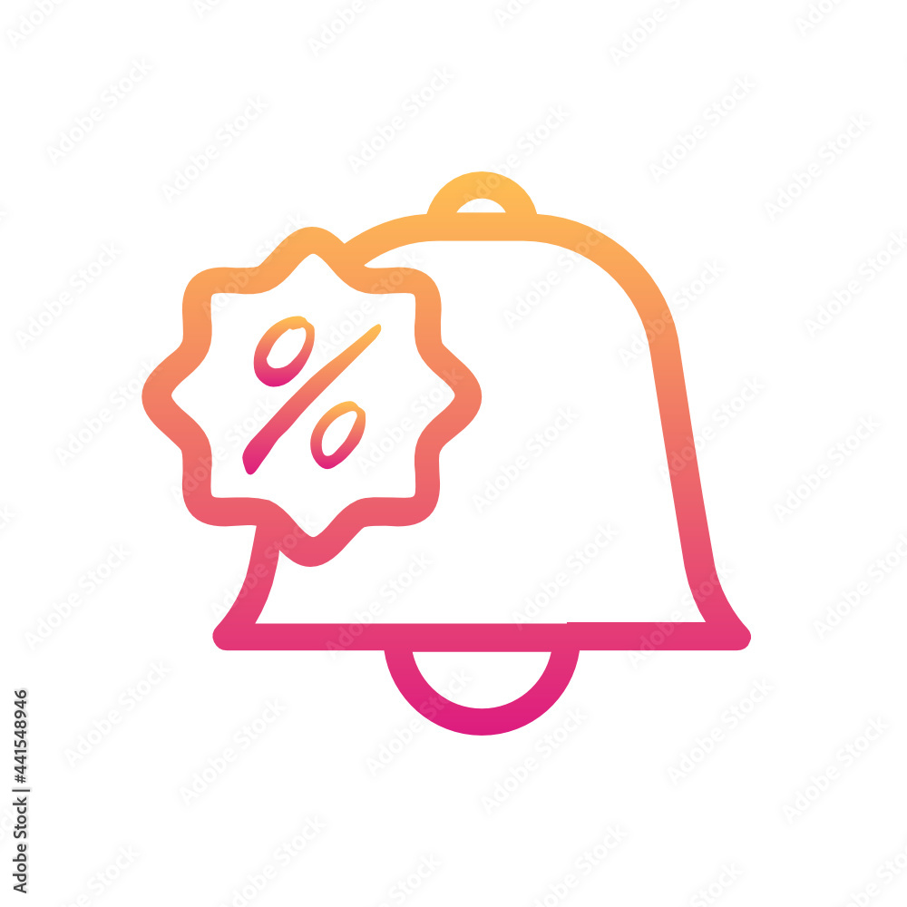 Discount , Online Shopping gradient icon. Discount , Online Shopping gradient icon.