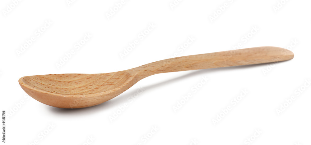 Wooden spoon isolated on white. Cooking utensil Wooden spoon isolated on white. Cooking utensil