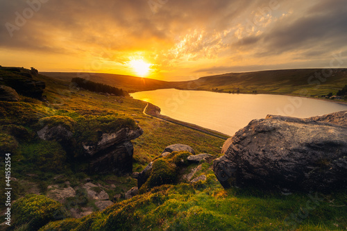 Sunset at Widdop photo