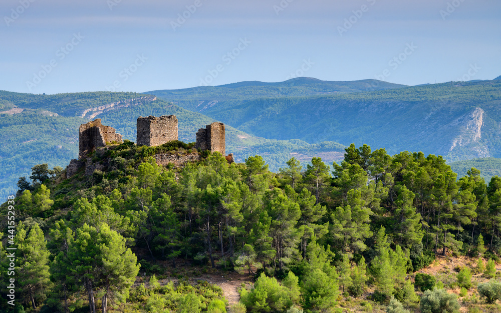 Castillo de Chera, en la provincia de Valencia. Comunidad Valenciana. España. Europa