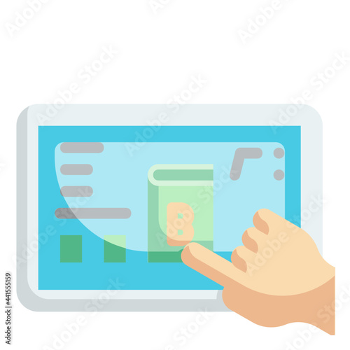 tablet flat icon