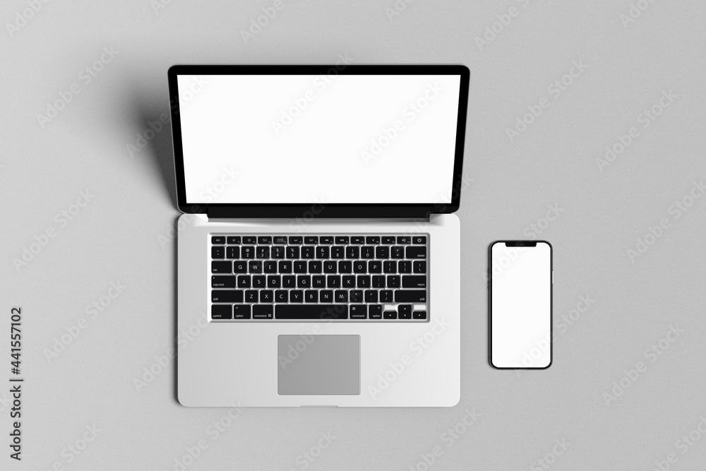 Laptop And Smartphone Screen Laptop And Smartphone Screen