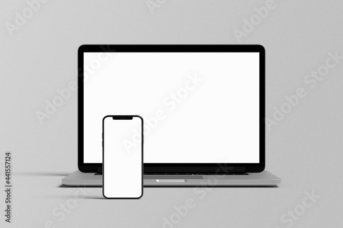 Laptop And Smartphone Screen
