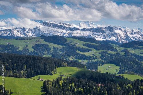 hohgant in Emmental during spring photo