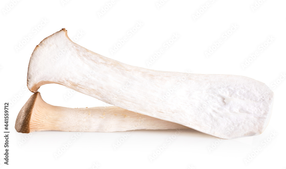 Fototapeta premium Eryngii mushroom isolated on white background.