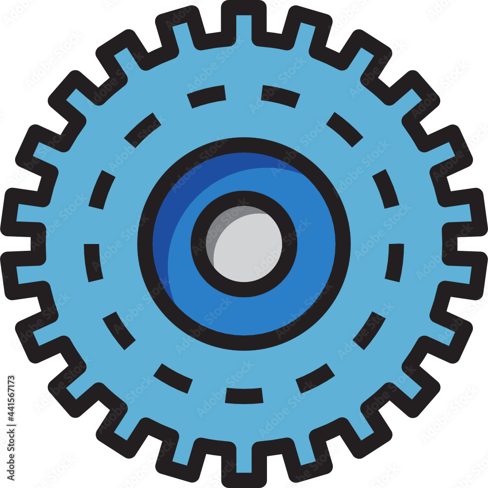 gear color outline icon gear color outline icon
