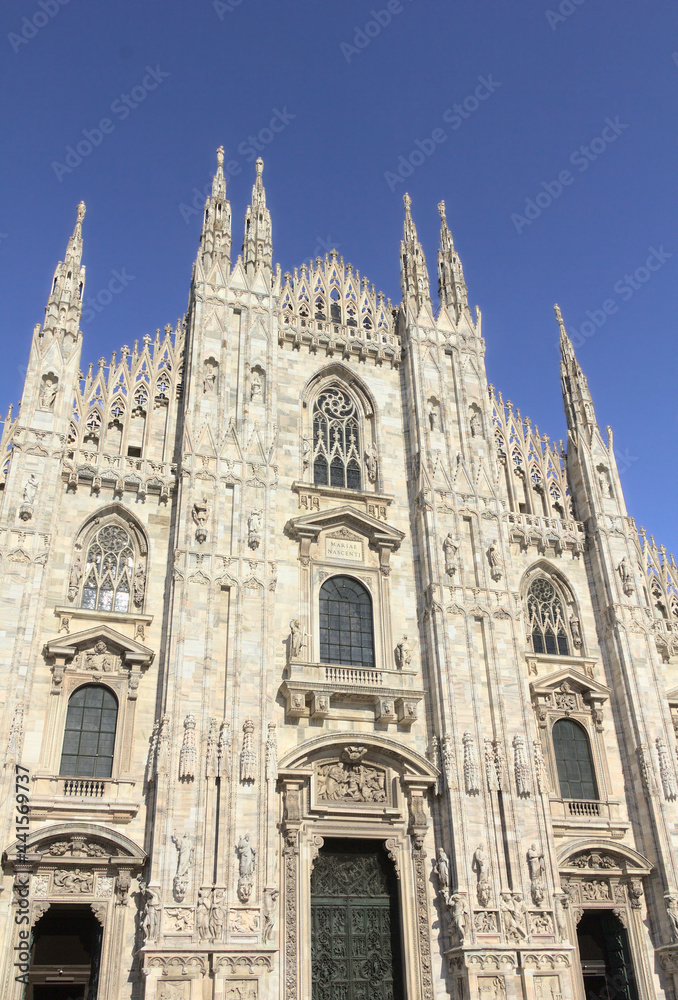 View of the Duomo in Milan, Italy