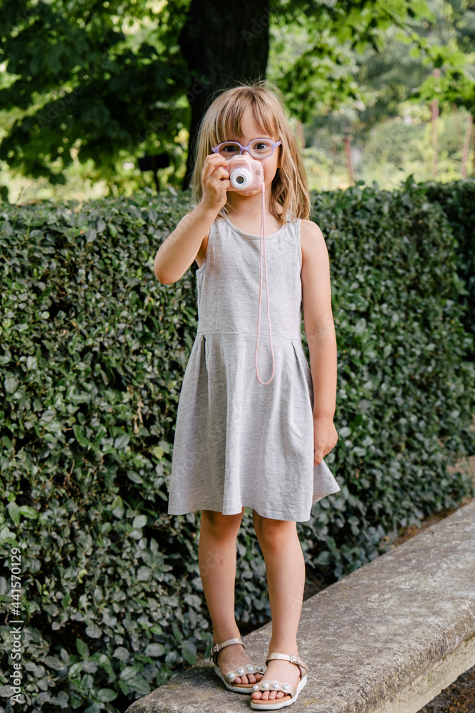 little girl in a dress making photos little girl in a dress making photos