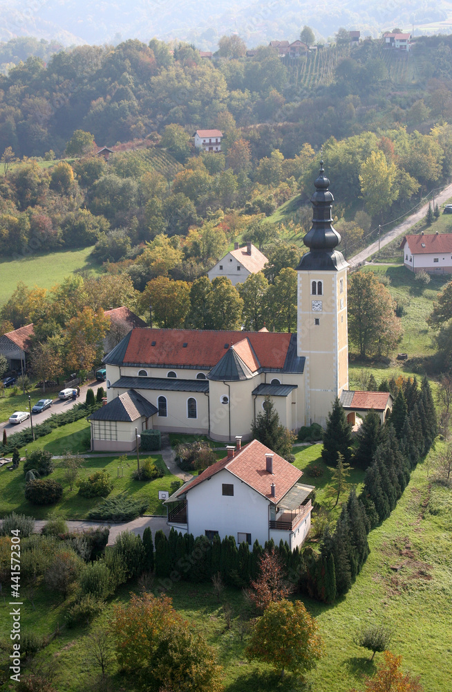 St. George Parish Church in Gornja Stubica, Croatia