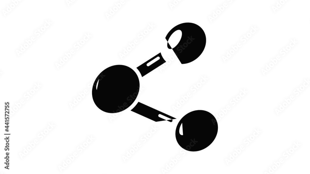 Share icon animation simple best object on white Share icon animation simple best object on white