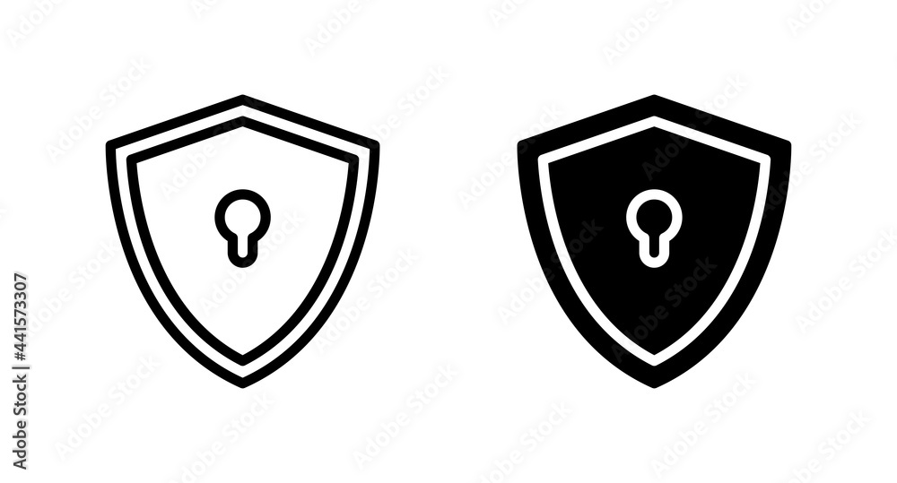 Shield icon vector, Security icon for computer, web and mobile app Shield icon vector, Security icon for computer, web and mobile app