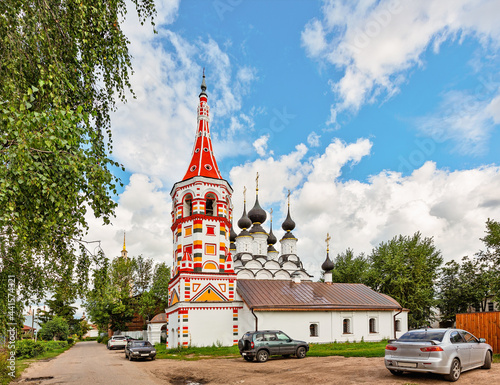 Antipievskaya and Lazarevskaya churches in Suzdal (historic small town in Vladimir region). Golden ring, Russia. photo