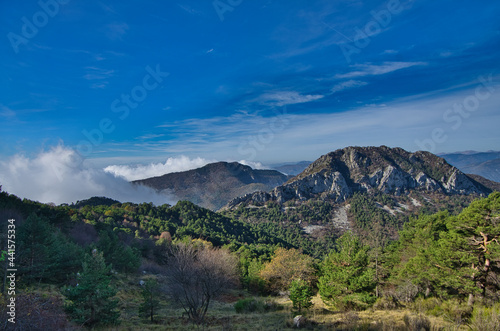 Grand mont, mentonnais, France