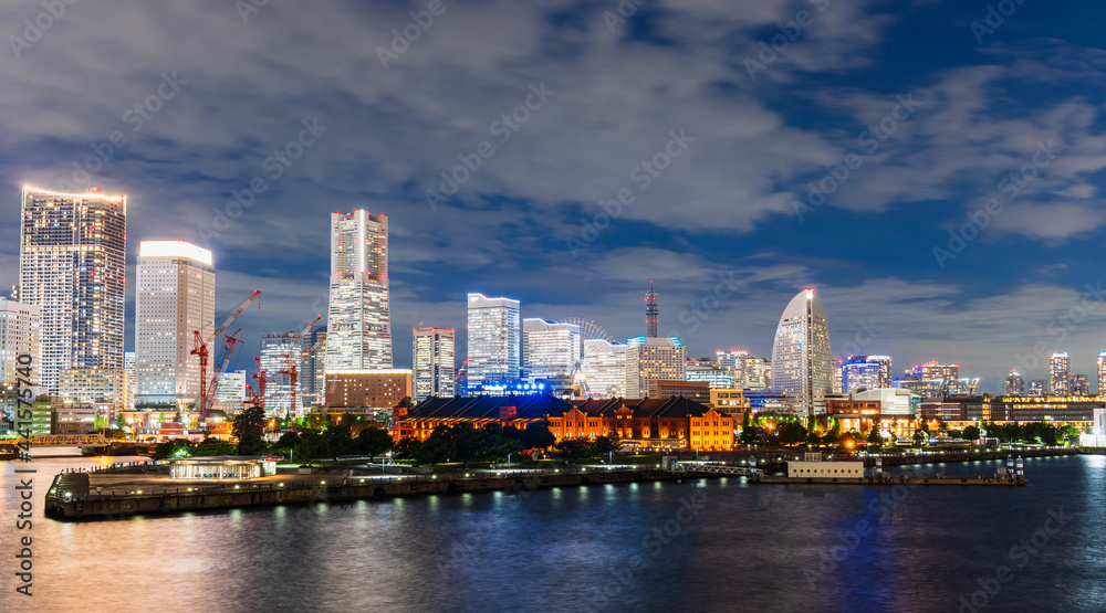 Fototapeta premium 横浜ベイエリア 夜景