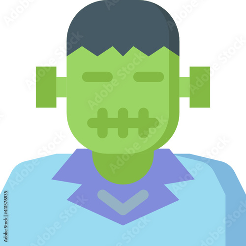 frankenstein flat icon