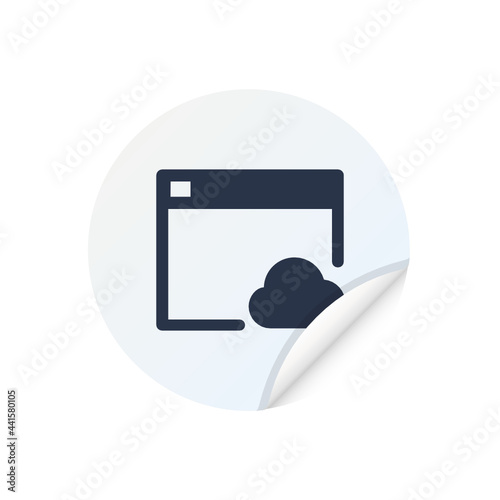 Cloud Browsing - Sticker