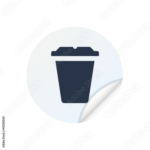 Disposable Cup - Sticker