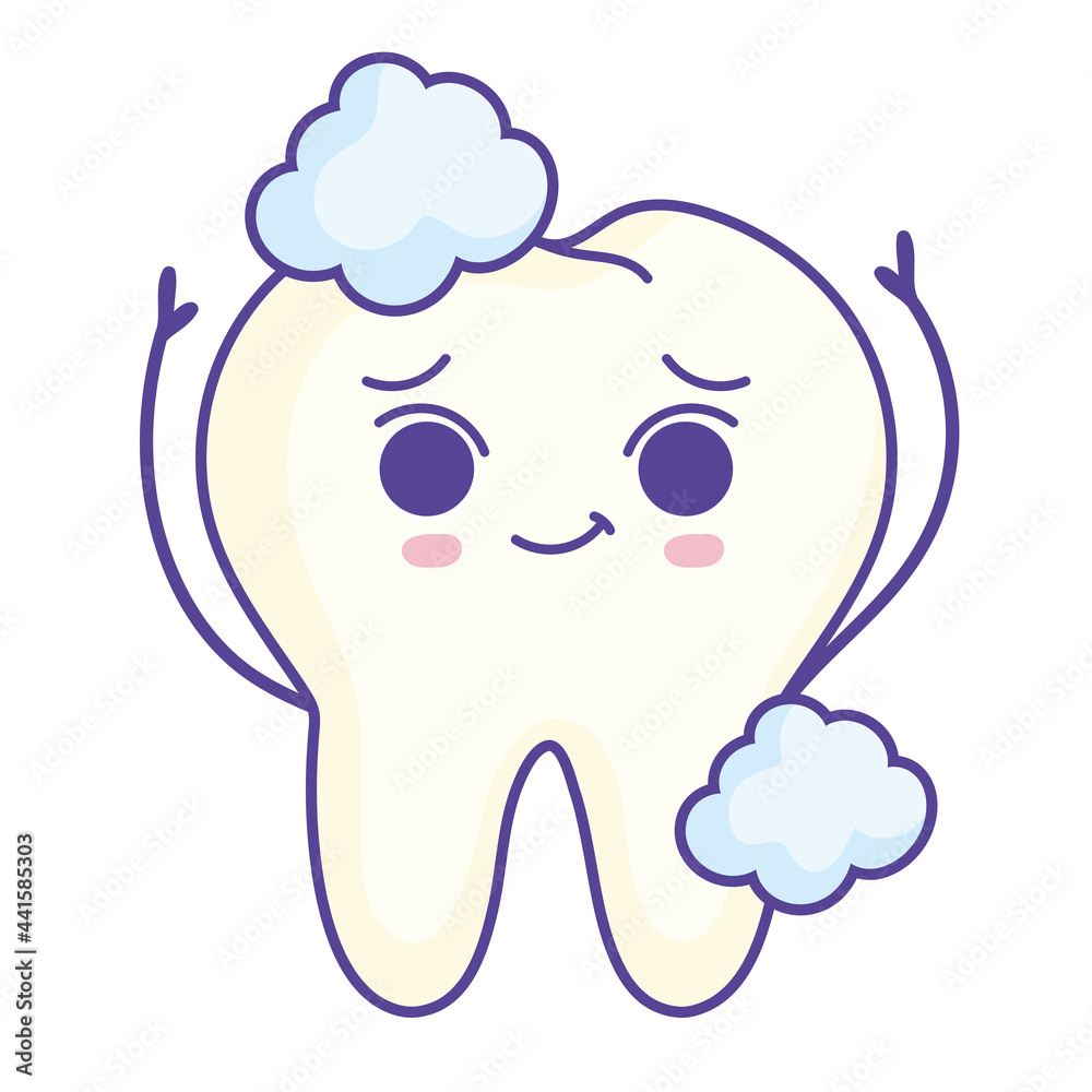 cute tooth mascot cute tooth mascot