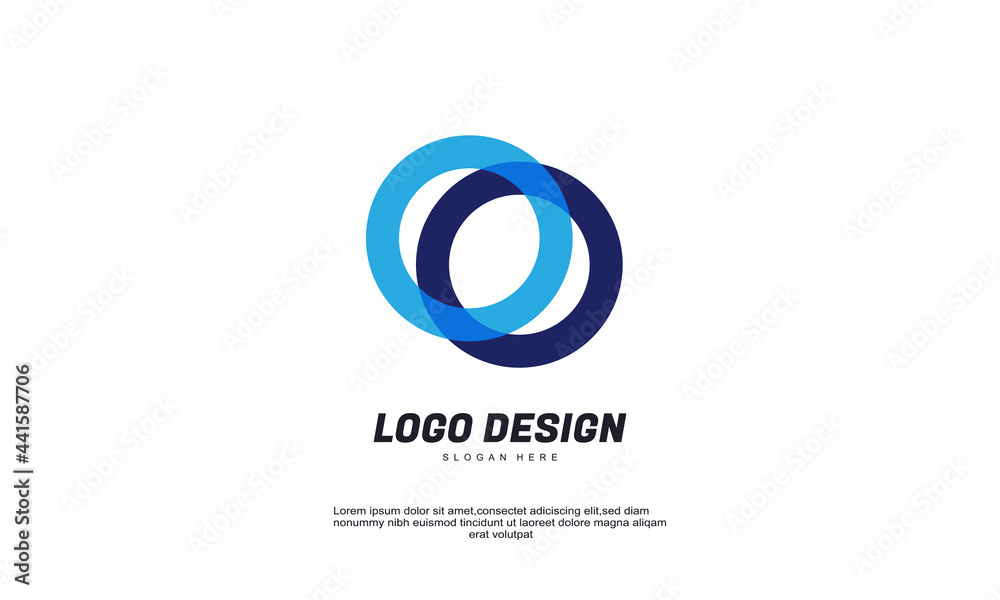 stock abstract company business corporate and building concept idea system technology logo template brilliant idea logo designs vector