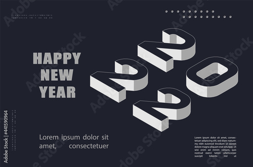 2022 New Year celebration. Minimal Holiday decoration elements for design,postcard,greeting cards, invitations,flyer,sticker, stripe.