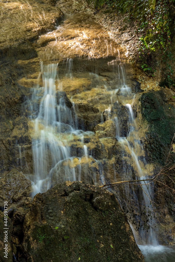 Fototapeta premium Chute d'eau et ruisseau