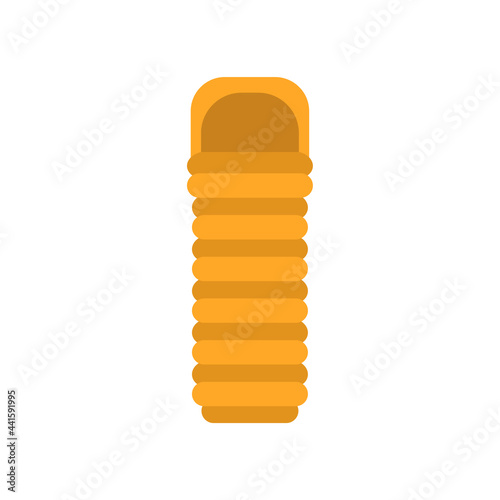 Obraz na płótnie Sleeping bag icon on white background w salonie